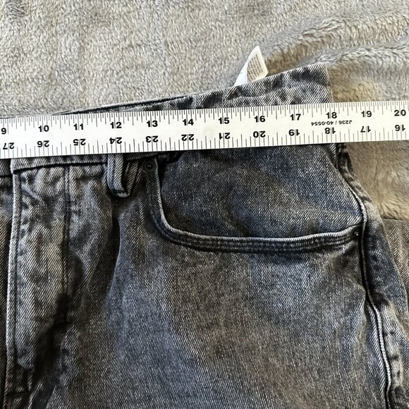 Good American Good 90's Icon Wide Leg Jeans Black Women's 15 Straight - Picture 5 of 8